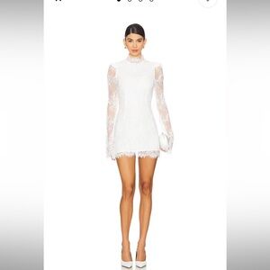 REVOLVE White Long Sleeve Dress